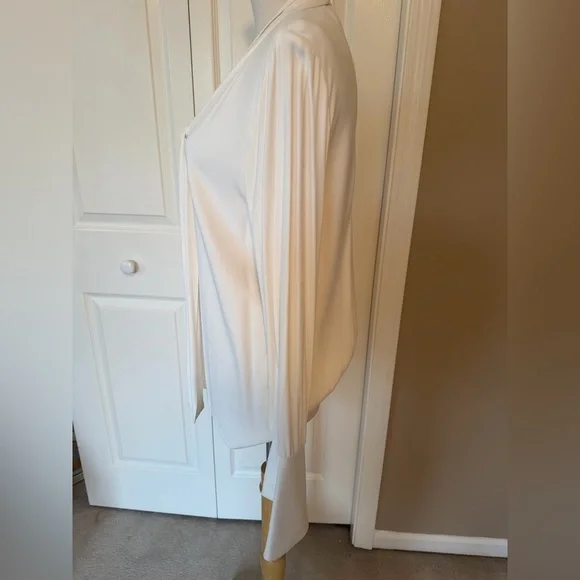 Alexis Cream Tie-Front Blouse - Picture 2 of 7